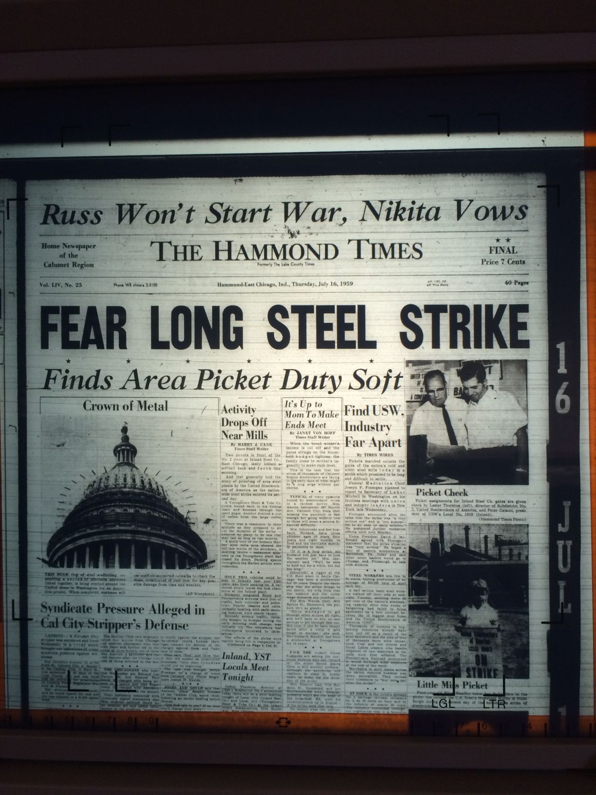 1959 steel strike